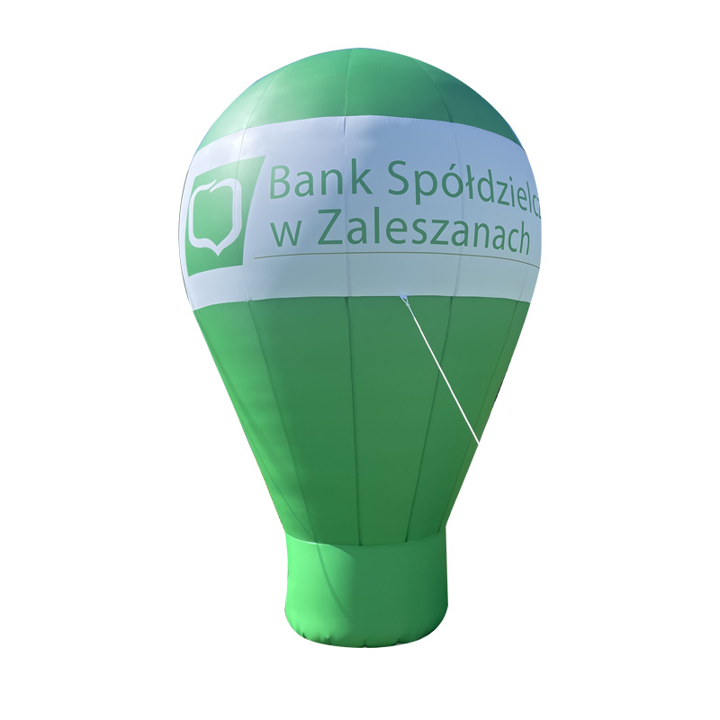Balon reklamowy pneumatyczny w kształcie żarówki 3m
