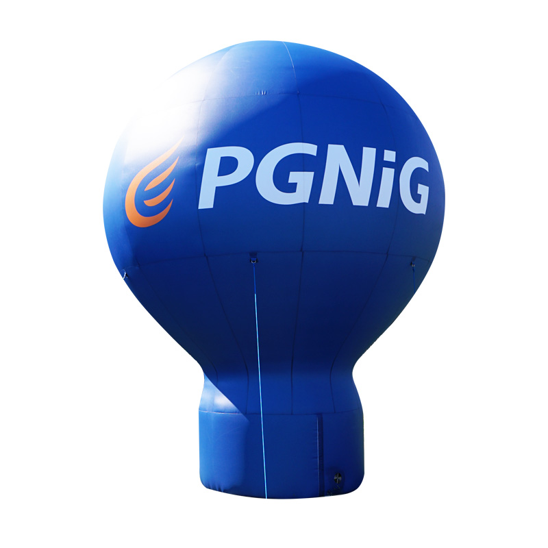Balon reklamowy z nadrukiem 3m z talią Pneumatyczny Wentylatorowy Producent
