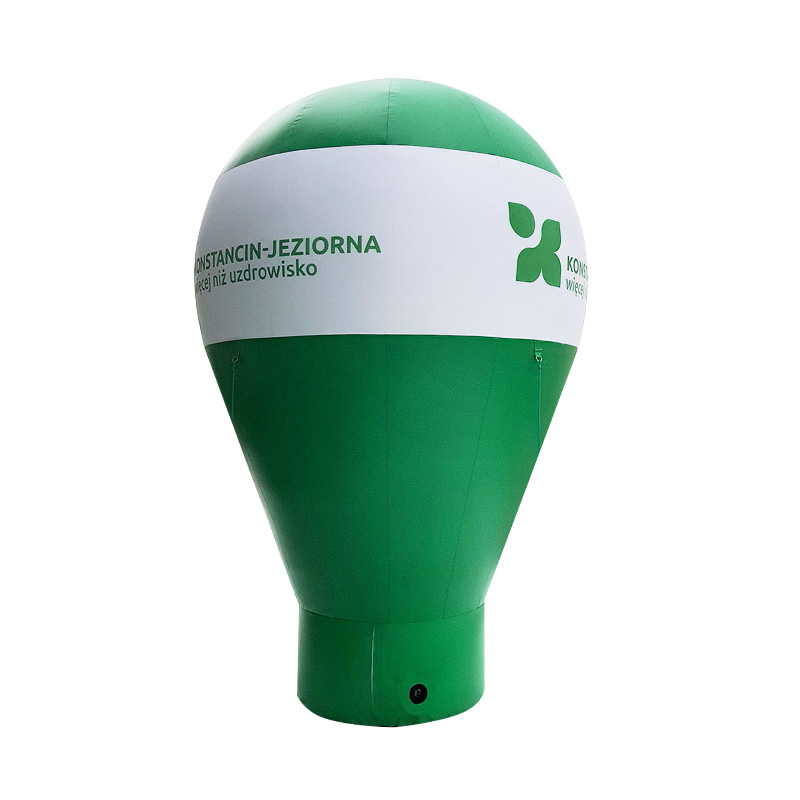 Balon reklamowy pneumatyczny w kształcie żarówki 3m